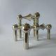 Set of Four Sculptural, Stackable Candle Holders Stoffi & Nagel for BMF Nagel