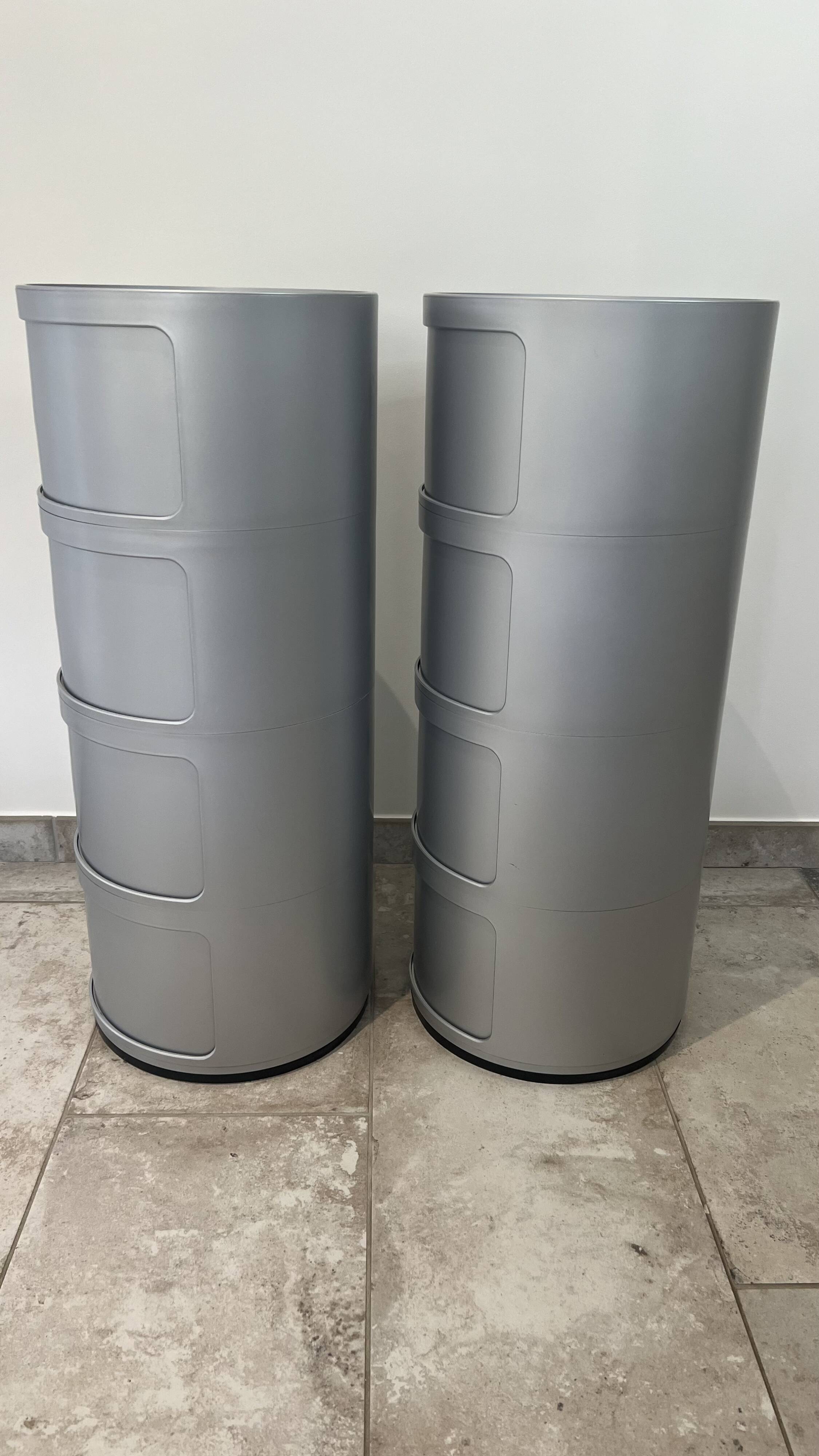 Set of 2 Kartell Componibili 4 Doors