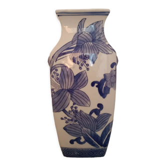 Asian style vase handmade floral decoration