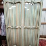 Classic wardrobe, 2 glass doors and interior mirrors