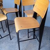 4 vintage design bar top stool
