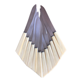 12 art deco knives
