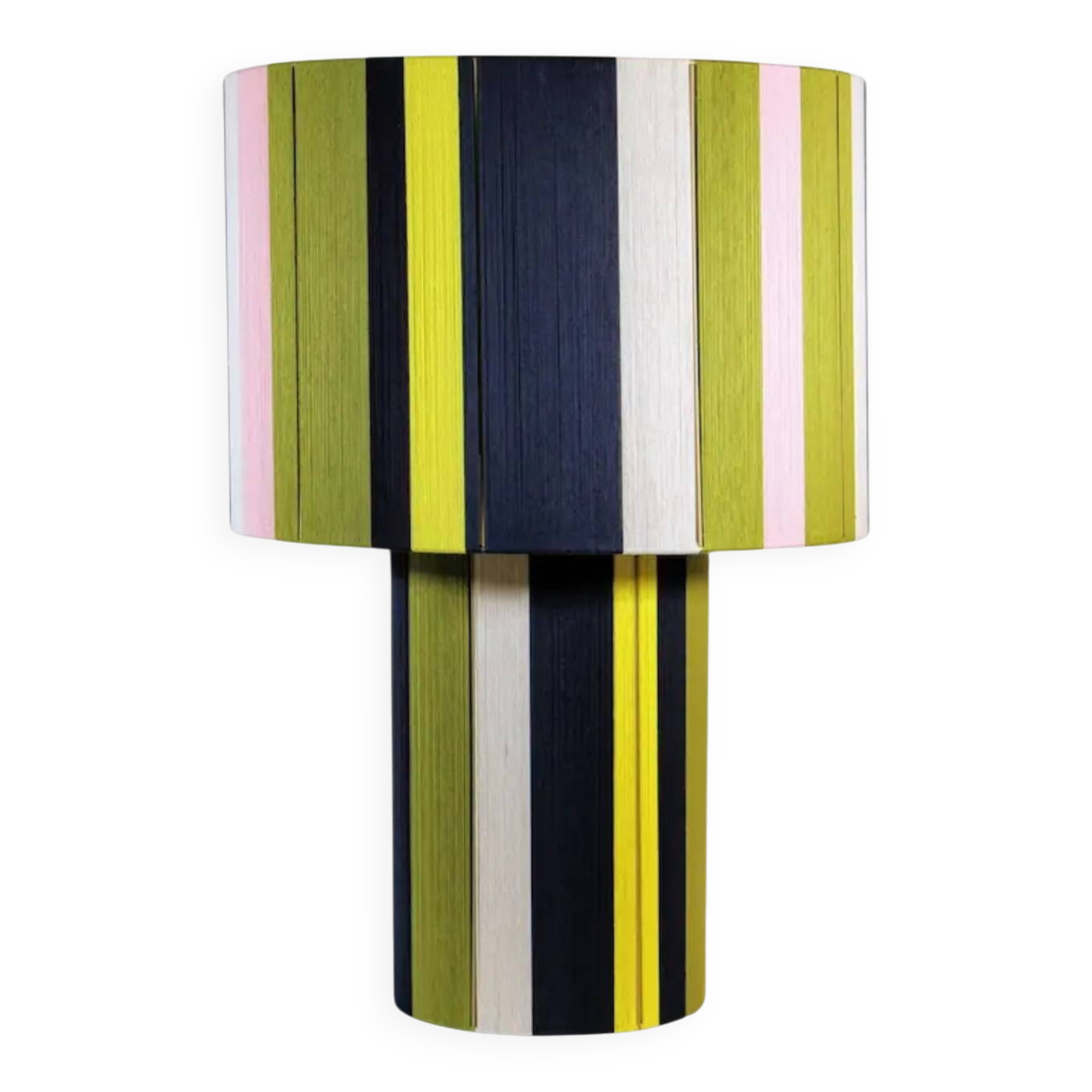 Large table lamp L'Elégante marine olive