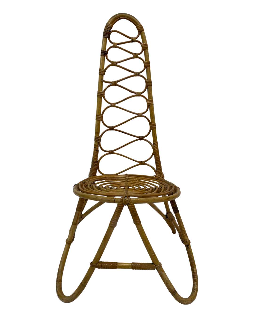 Vintage Rohe Noordwolde rattan chair
