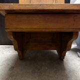 Rustic hanging bedside table