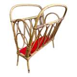 Wicker magazine holder