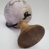 adorable little wooden foot world map