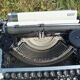 Typewriter complete swissa revised with his bag and his directions