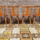 Set of 4 chairs bistrot Iller 70'