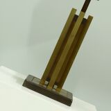 Lampe de table en laiton et cuivre du milieu du siècle, années 1970