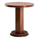 Gueridon style Art Deco placage en bois de noyer. France, 40's