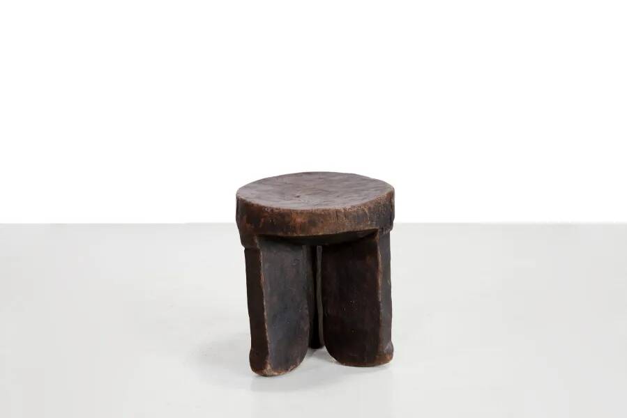 Antique African tribal stool from Tanzania