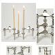 Three candle holders Fritz Nagel and Caesar Stoffi for BMF