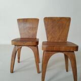 Miniature table and chairs vintage doll