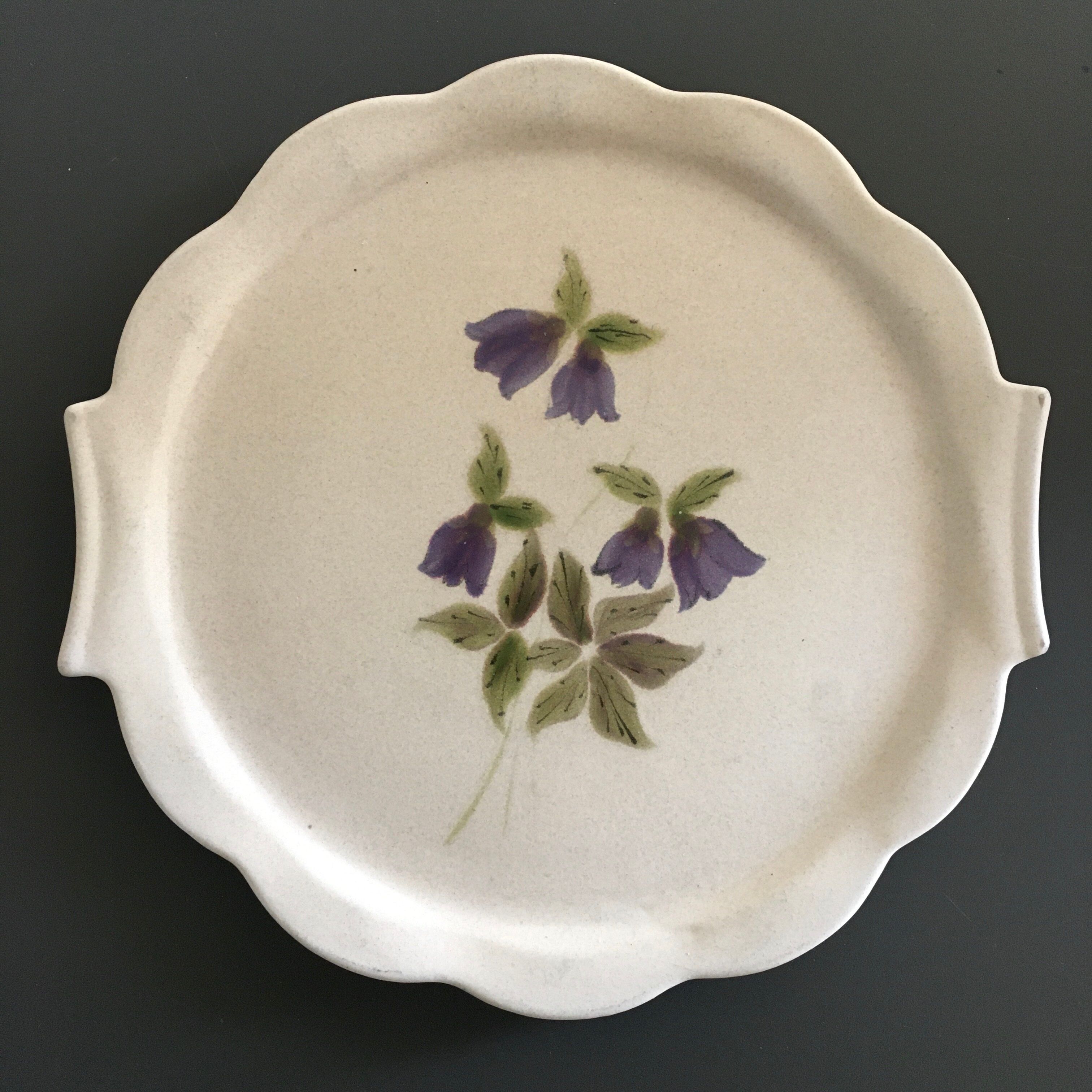 Dish floral décor