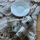 Limoges porcelain coffee cups / Wink to Mr. Silhouette Étienne