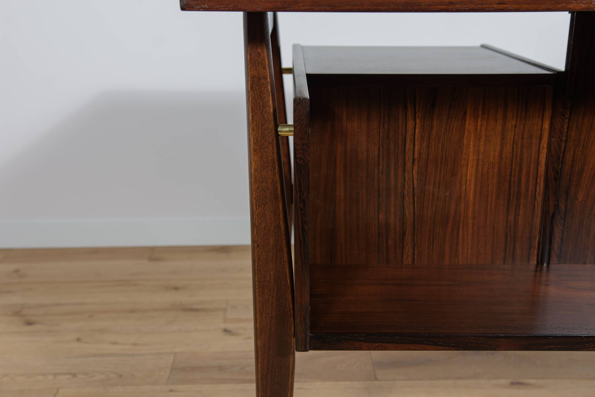 Mid Century Rosewood Desk by Gunnar Nielsen Tibergaard for Tibergaard, 1960s