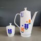 Vintage Colditz porcelain teapot and sugar bowl set, Germany