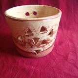 Artisanal terracotta lantern signed "fortune"