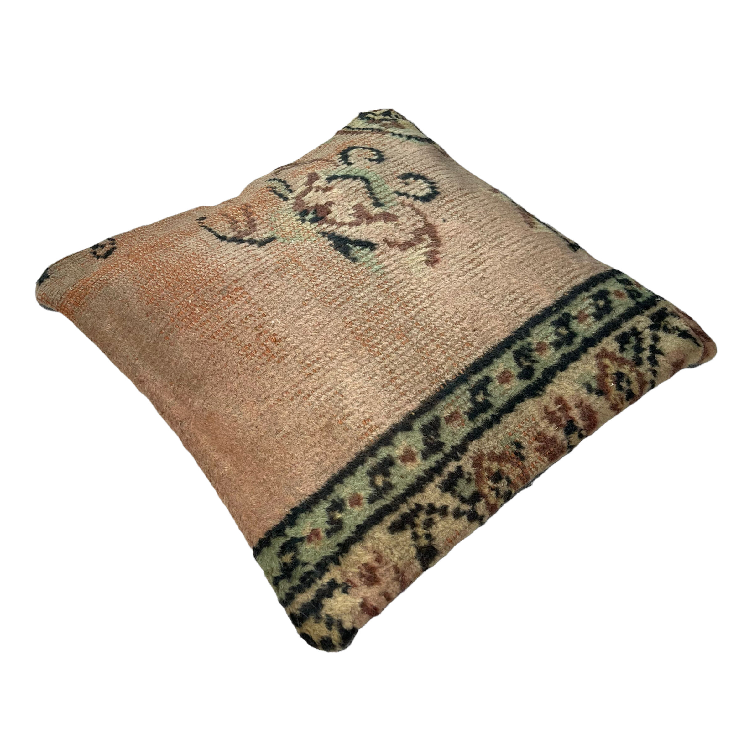 Housse de coussin de tapis turc vintage 45 x 45 cm