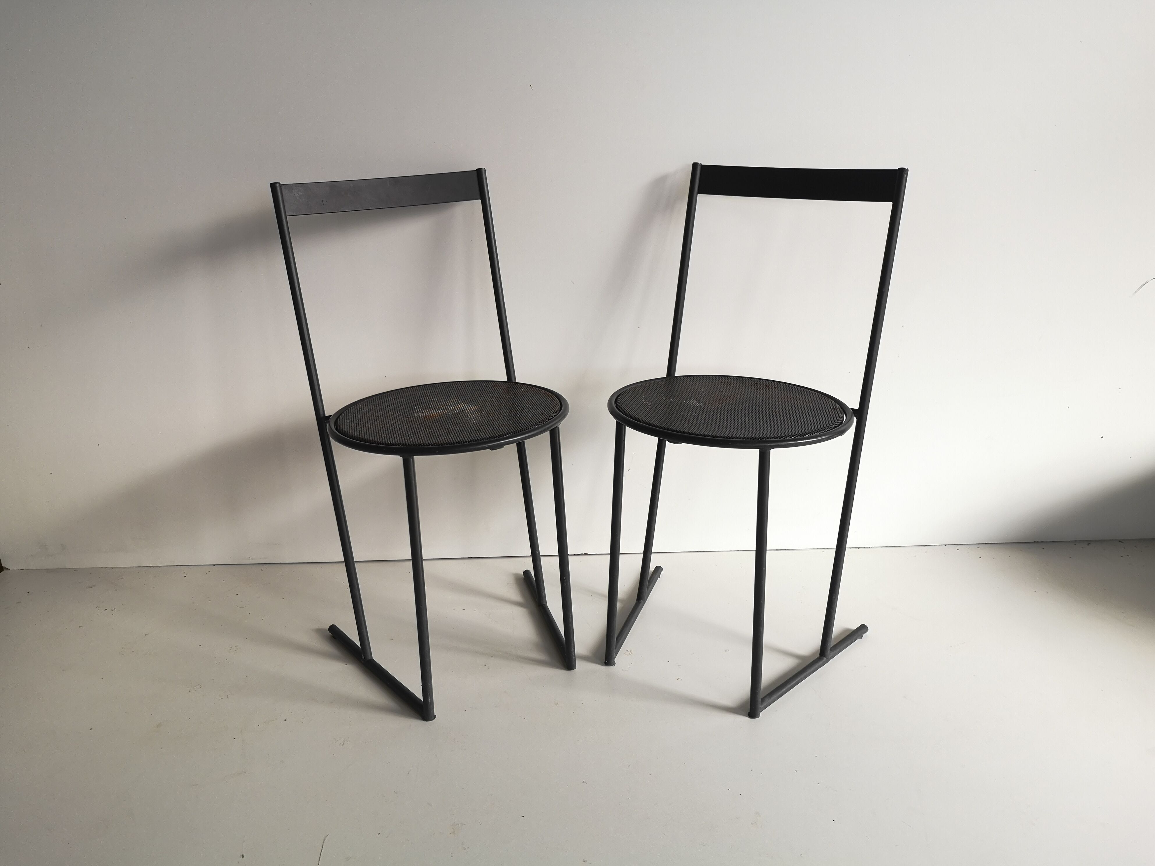 Paire de chaises Fly-line Italy 1980