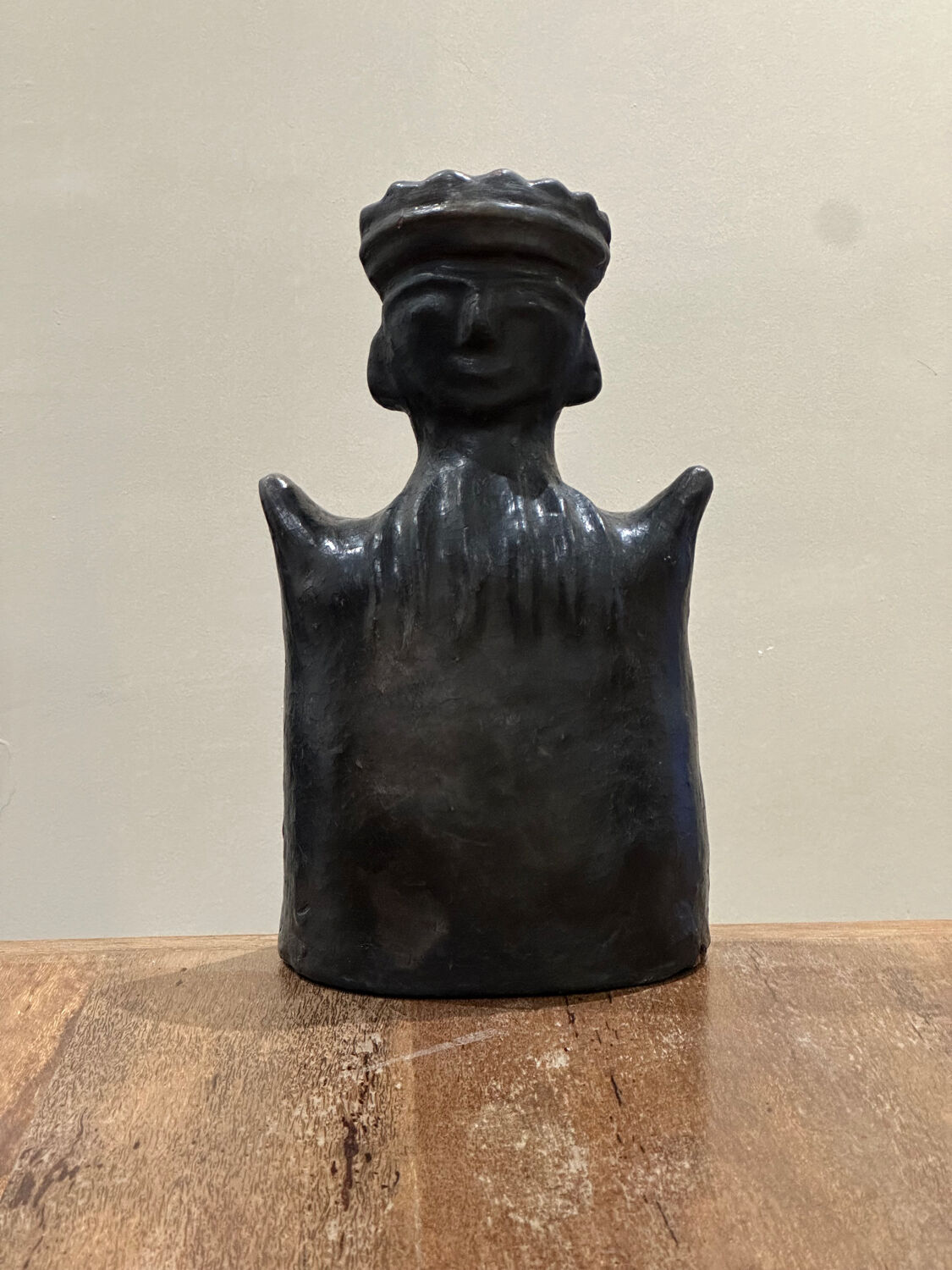 Handcrafted terracotta statuette