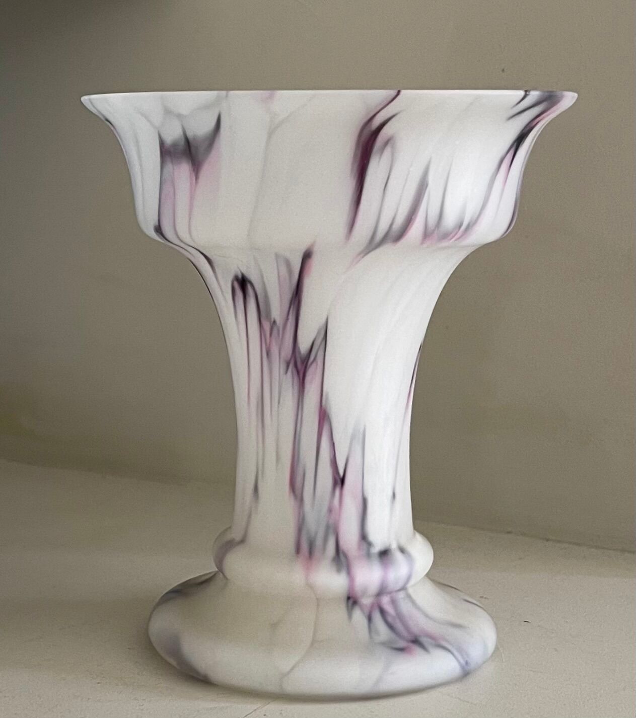 Vintage glass paste vase