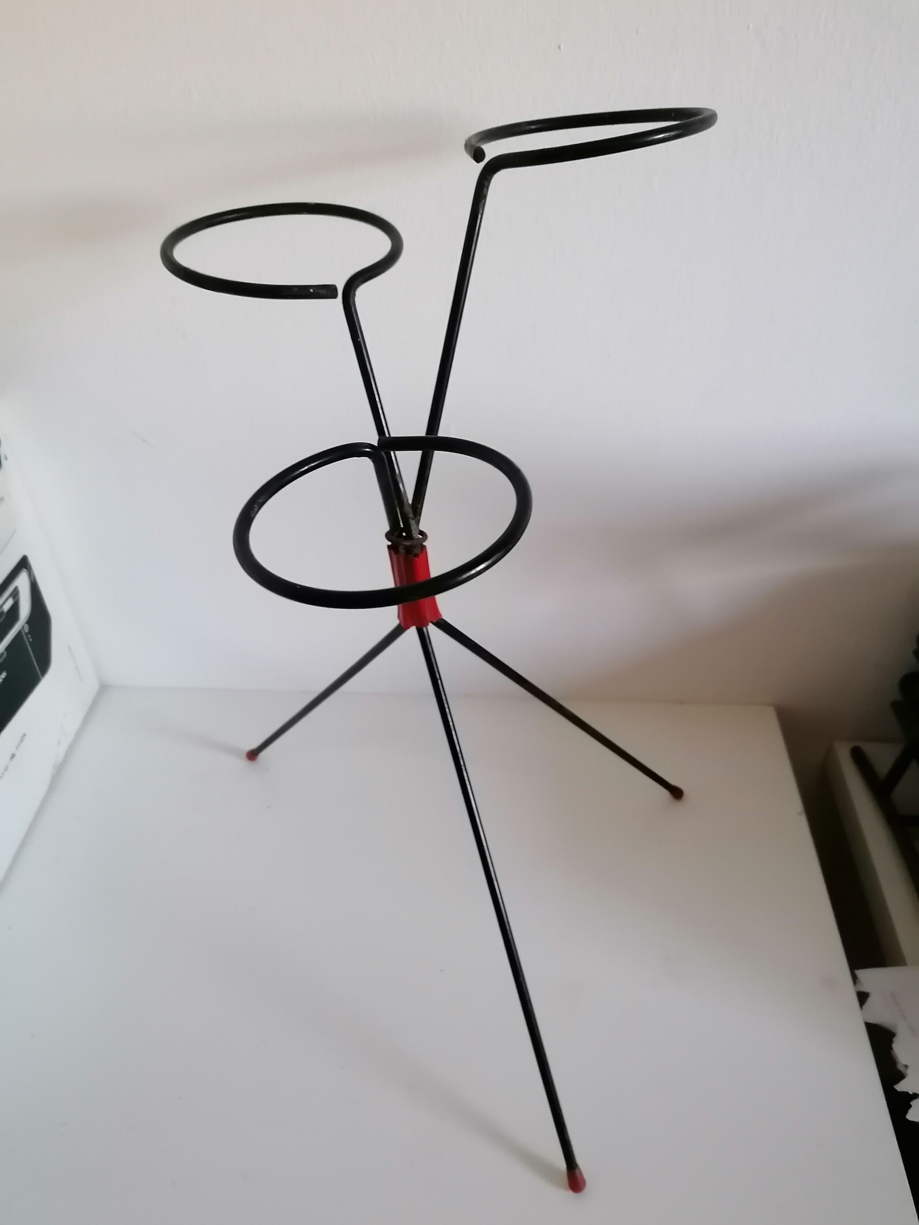 Tripod plant door vintage sheathed steel rockabilly
