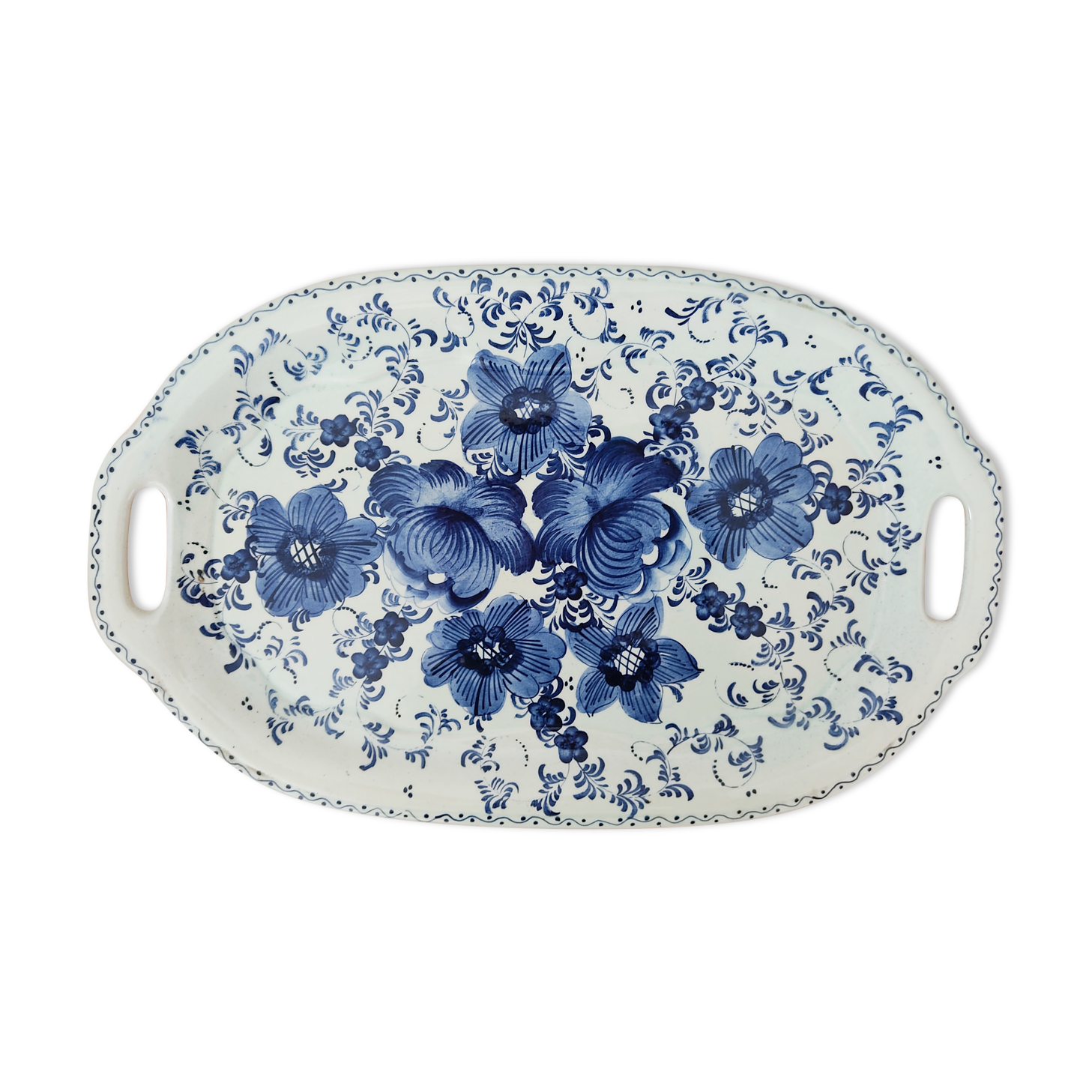 Delft earthenware platter
