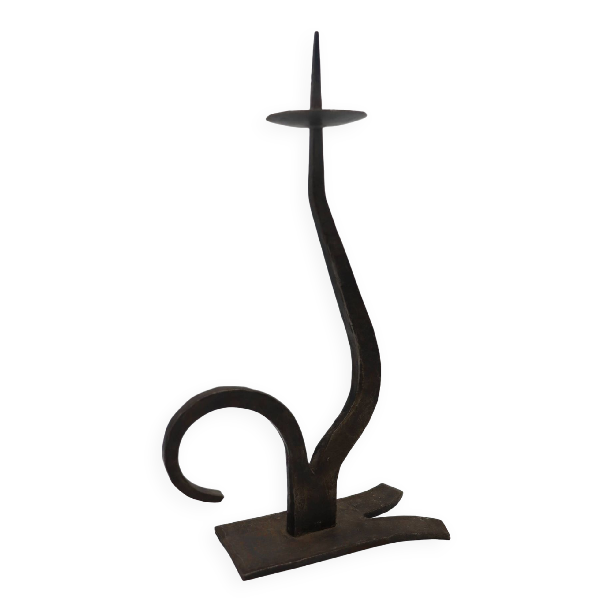 Marolles house wrought iron candlestick