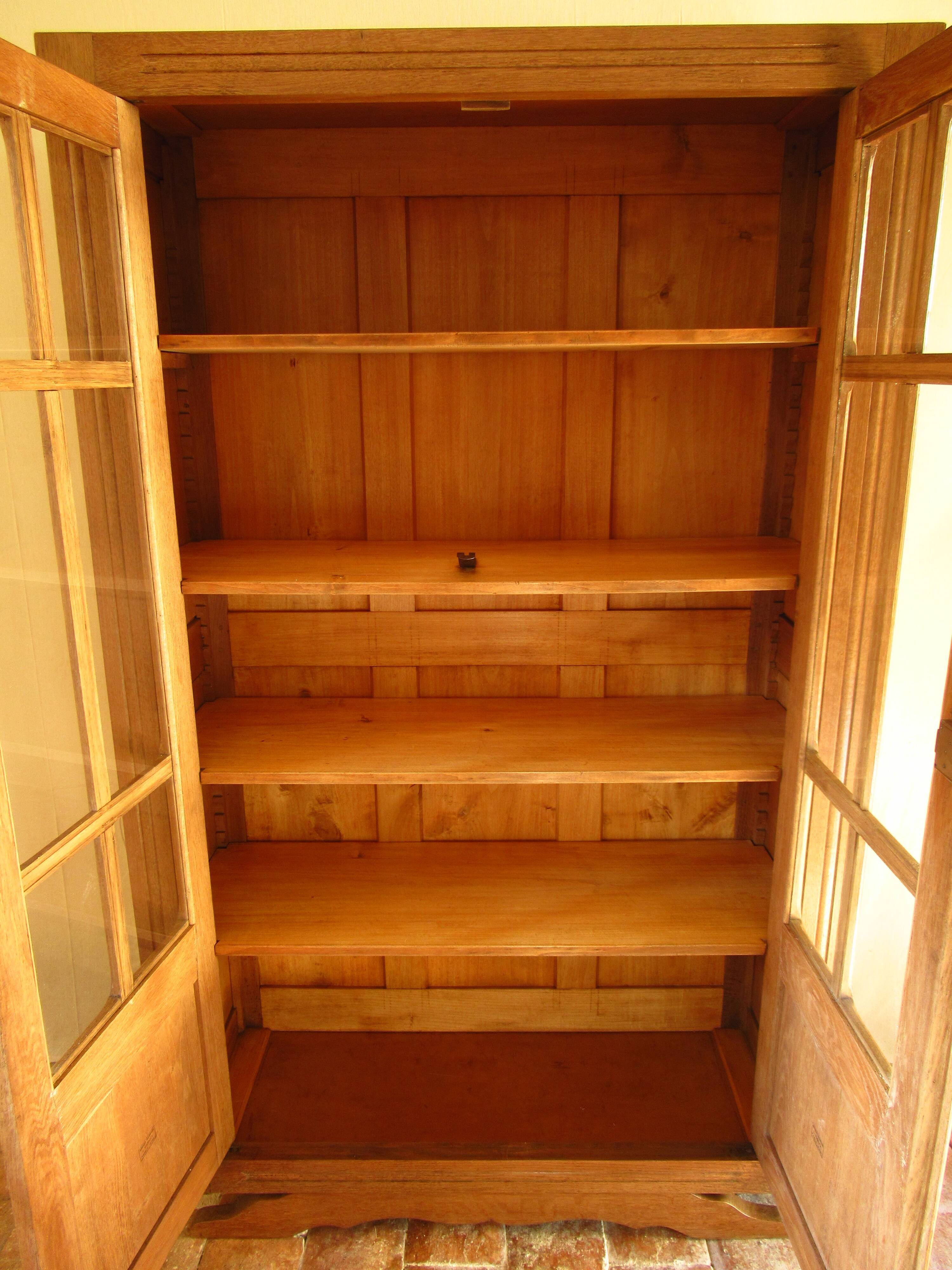 Glass-glazed parisian wardrobe