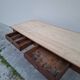 Old shop/work table with 2 drawers, Louis Philippe legs.