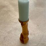 Wooden candle holder