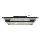 Art Deco ceiling lamp in chromed bronze and molded glass