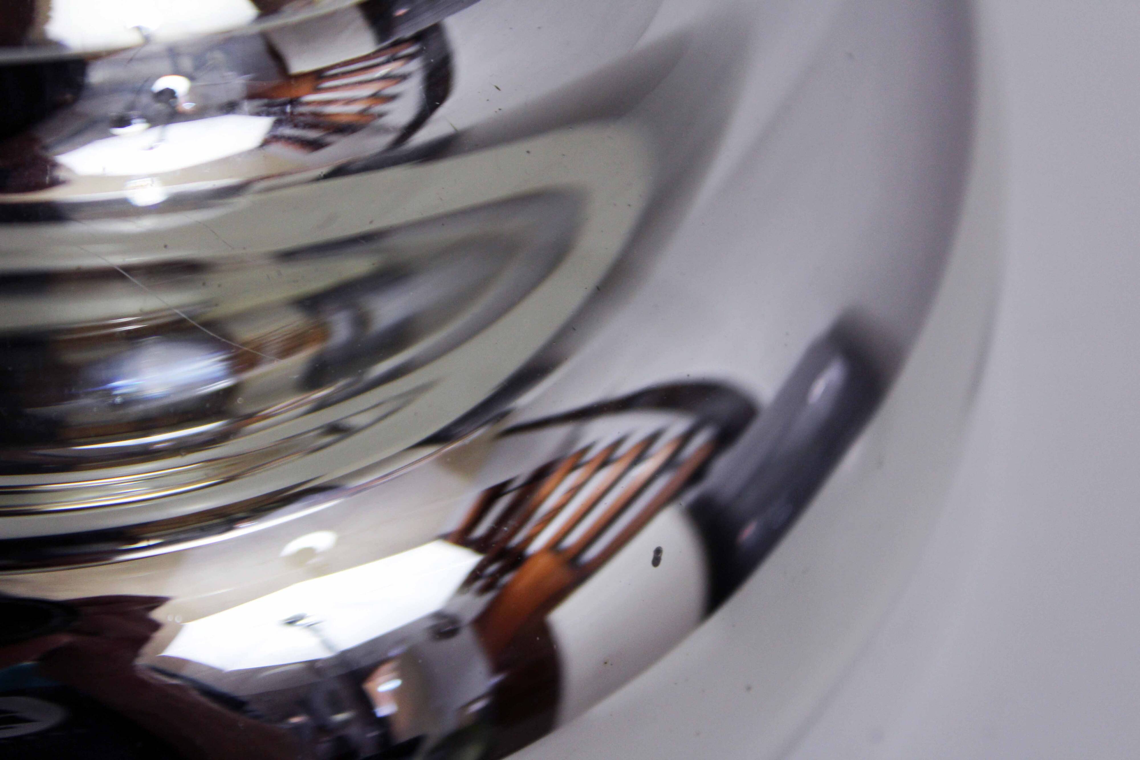 Églomisé glass table lamp