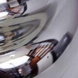 Églomisé glass table lamp