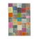Handmade oriental contemporary 205 cm x 297 cm multicolor patchwork carpet