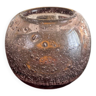 Biot glass tealight holder