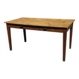 Table de ferme  2 tiroirs