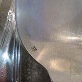 12 silver plated soup spoons by Christofle with Louis XVI ribbons