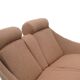 Two-seater canapé in hazelnut boucle, 1950s.