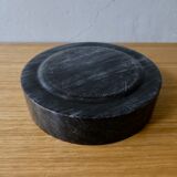 Dark grey marble ashtray