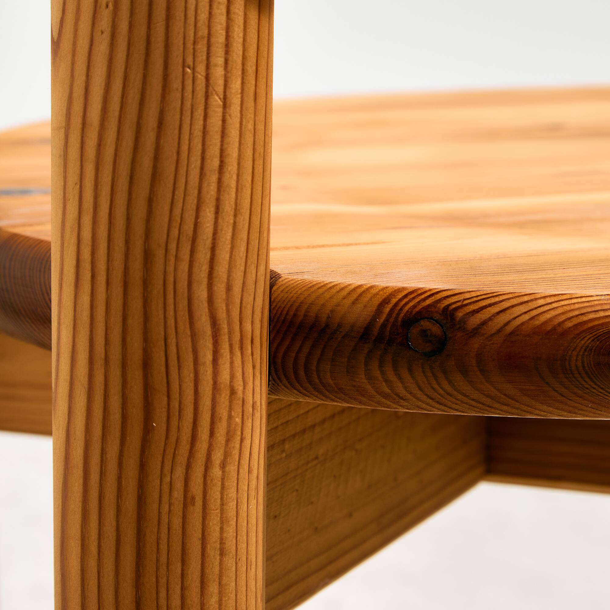 Pine dining set by Rainer Daumiller for Hirtshals Savvaerk, set of 7