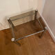Chrome metal coffee table