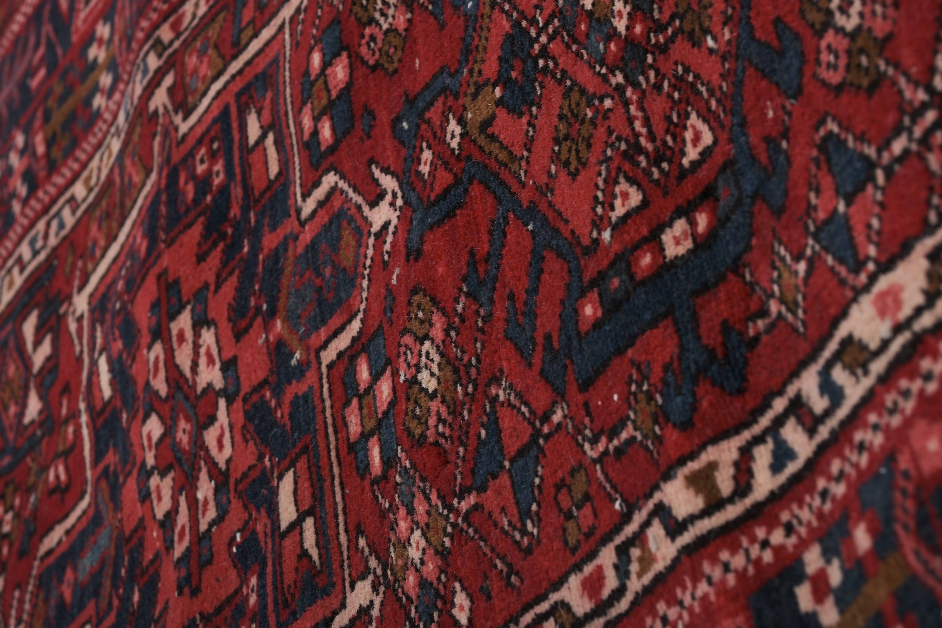 Vintage Turkish Oushak Rug Handwoven 112x330 cm