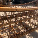 Rattan bed