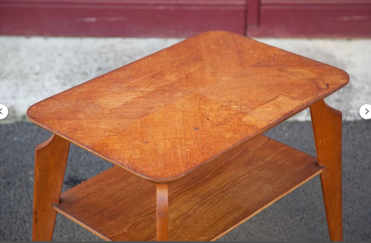 Vintage table, coffee table, wooden table, Scandinavian style table, modernist, minimalist, decoration