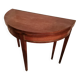 Mahogany Half Moon Table