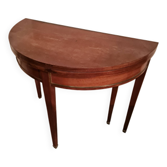 Table Demi Lune Acajou