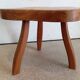 Freeform elm burl tripod coffee table